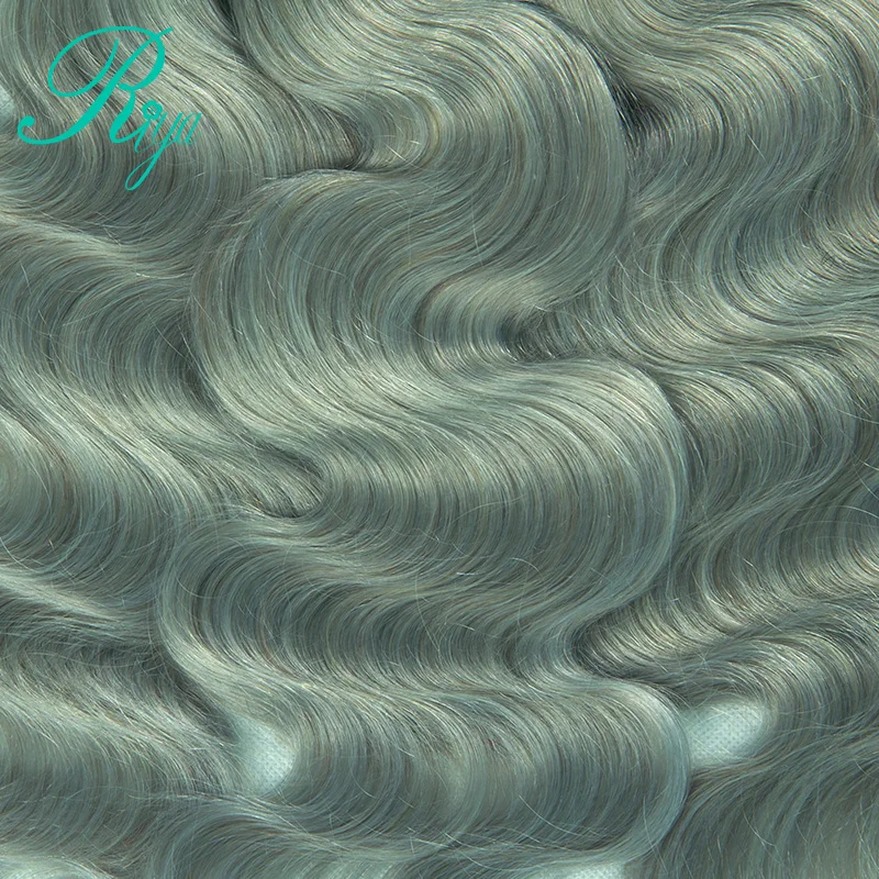 1B grey human hair bundles (3)