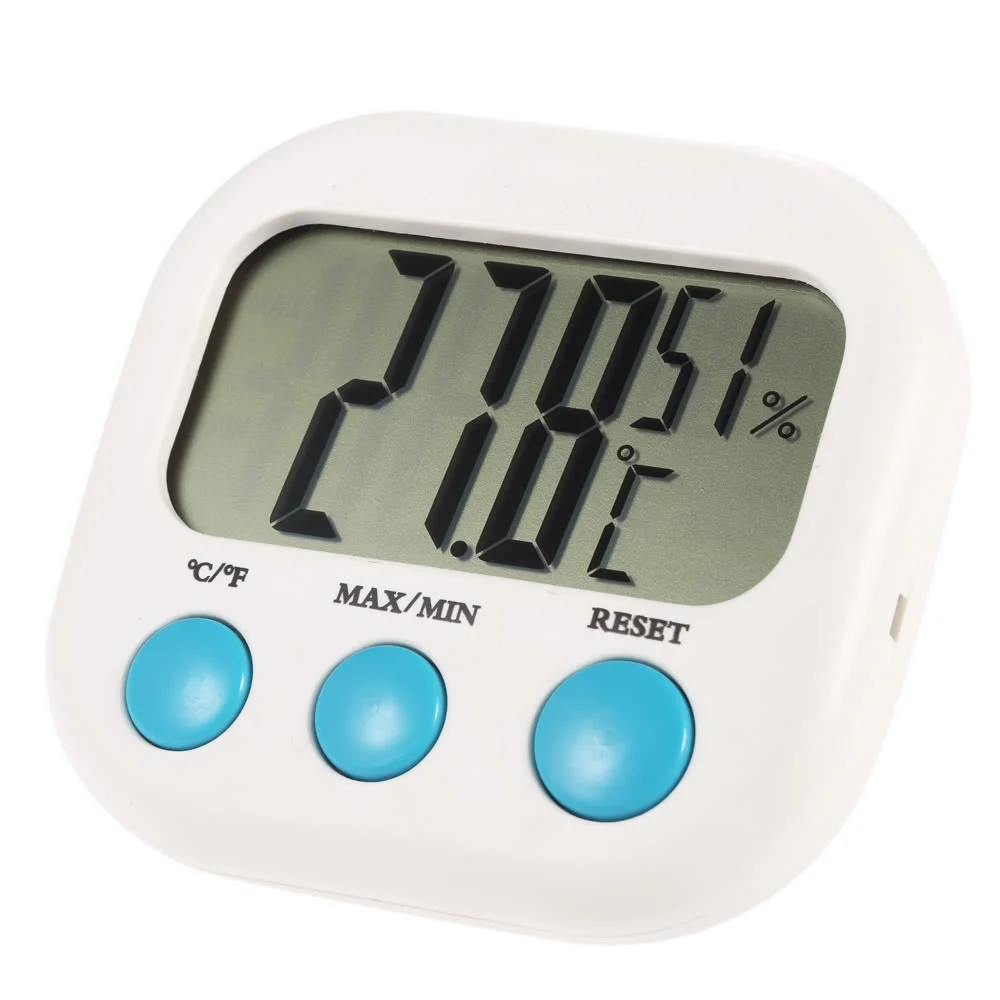 

1pcs Indoor Mini LCD Digital Thermometer Hygrometer Fridge Freezer Tester Temperature Humidity Meter Detector Maximum Minimum
