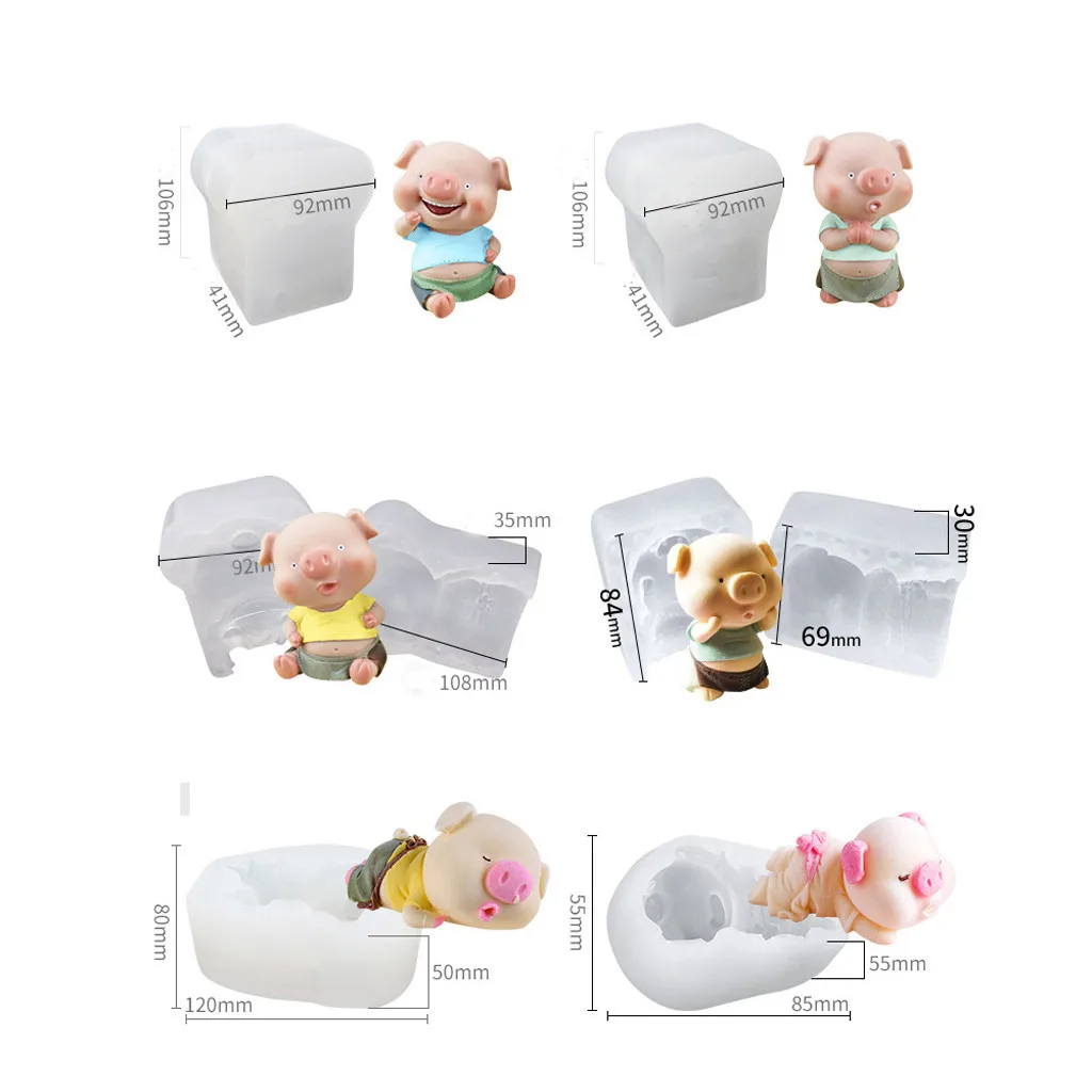 Силиконовая форма для торта Piglet mousse мороженого супер милая свиньи силиконовая para
