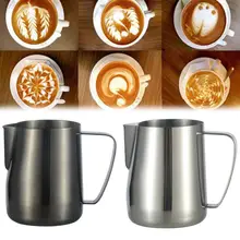 Stainless Steel DIY Pull Flower Coffee Cup Cappuccino Latte Cappuccino Cream Milk Frothing Pitcher Cup Thermo Latte Art Tools Stainless Steel DIY Pull Flower Coffee Cup Cappuccino Latte Cappuccino Cream Milk Frothing Pitcher Cup Thermo Latte Art Tools