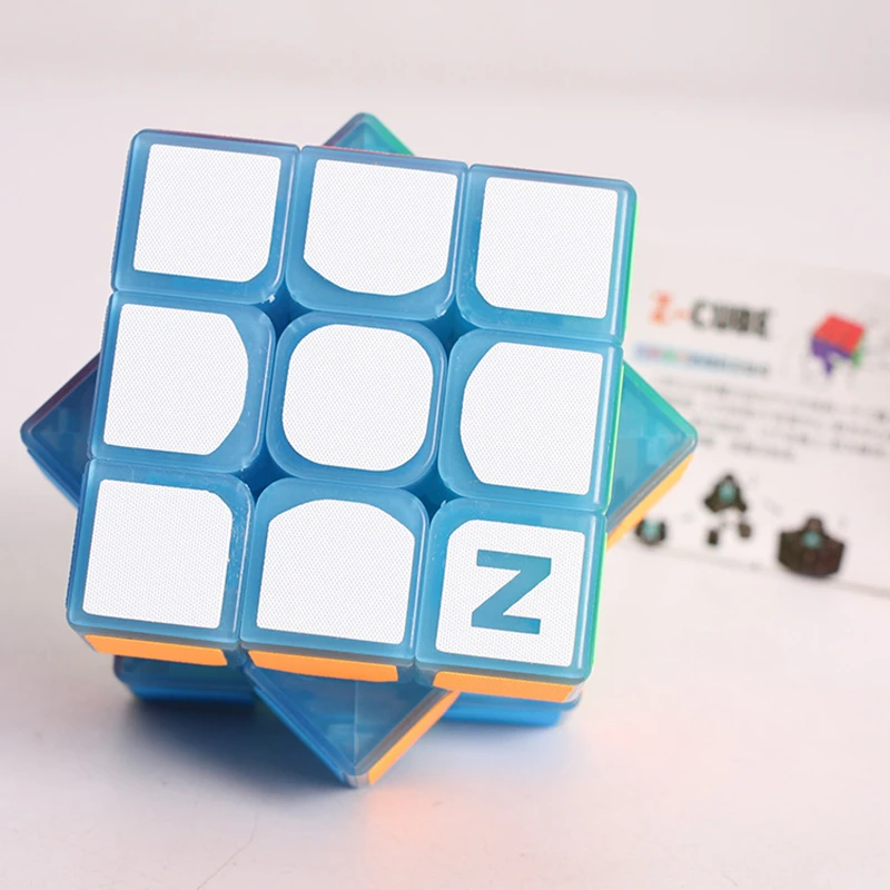 D-FantiX Z cube 3x3x3 Magic cube светится в темноте головоломка с быстрым кубом световой игрушки Логические