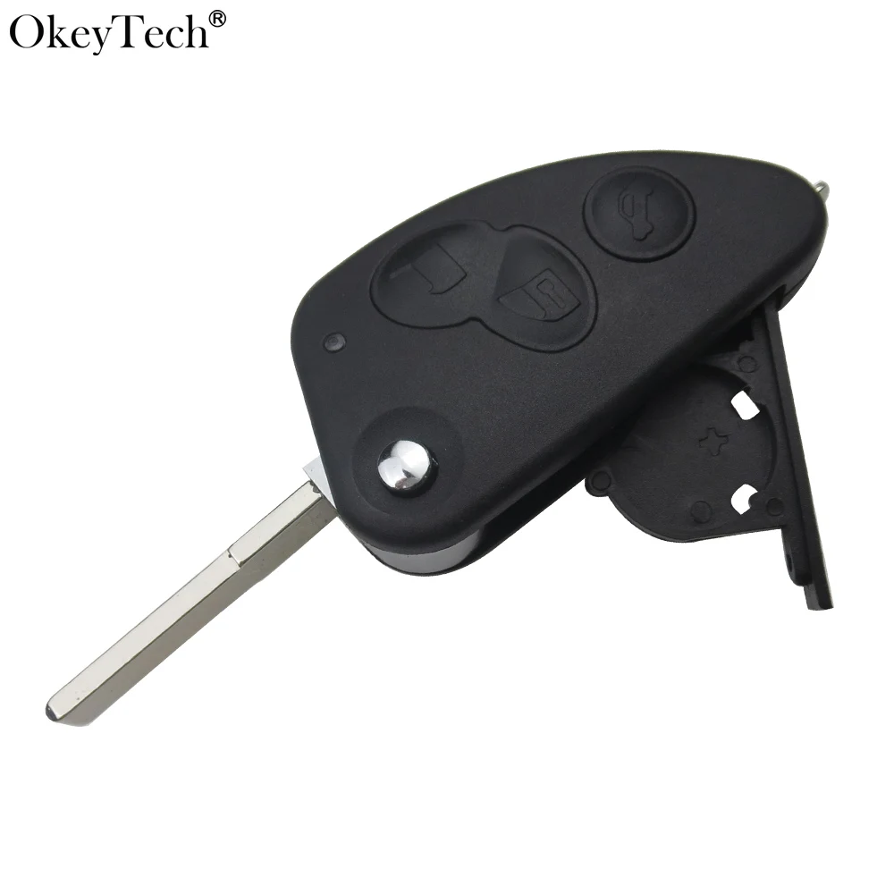 Okeytech AutoDiy чехол для дистанционного ключа Alfa 3 кнопки откидной Чехол Брелока Для