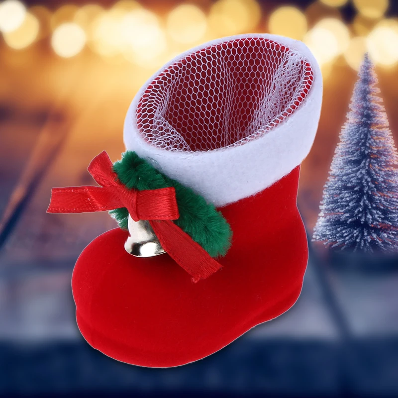 

1PC Merry Christmas Candy Boots Gifts Christmas Decorations for Home Xmas Stocking Natal Decor New Year Decoration