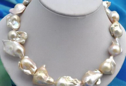

bjc 0002983 baroque baby pink keshi reborn pearl necklace (C0309)