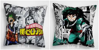 

Suef Anime manga Boku No Hero Academia Midoriya Anime two sided Pillow Cushion Case Cover 1049
