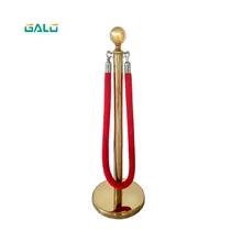 GALO 1.5M flannelette sling rope for greeting queue column, hotel welcome concierge column, rod fence, round head