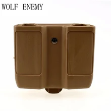 Двойной Стек журнал чехол Универсальный пистолет Mag коробка для Кольт 1911, Беретта M92 M9, Sig P226, HK USP, Glock 17 19