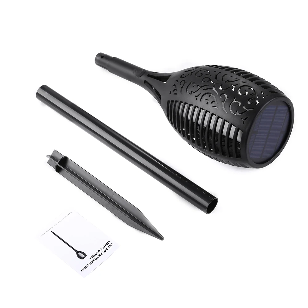 AGM-solar-led-jard-n-llama-antorcha-parpadeo-vela-solar-powered-IP65-impermeable-colgante-L-mpara