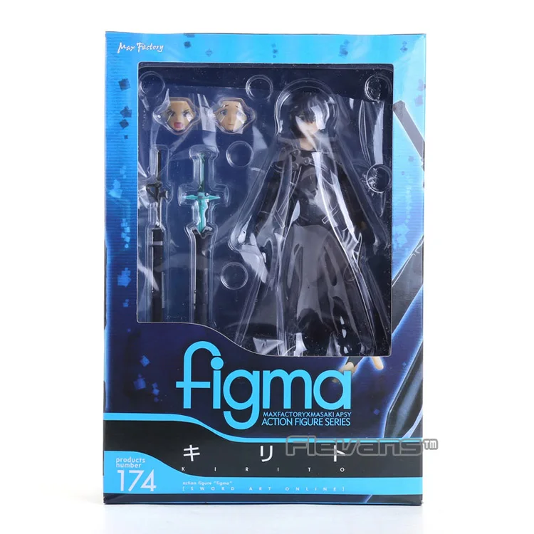 Меч Арт онлайн S.A.O Kirito Kazuto Figma 174 Asuna 178 ПВХ Фигурки игрушки Мягкая 035|Игровые