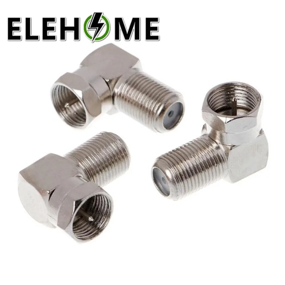 3 Pcs Copper F Male Plug To F Female Jack Right Angle Adapter 90 Degree Coax Tv Cable Xf30 huismerk kopen in de aanbieding 3 Pcs Copper F Male Plug To F Female Jack Right Angle Adapter 90 Degree Coax Tv Cable Xf30 huismerk kopen in de aanbieding