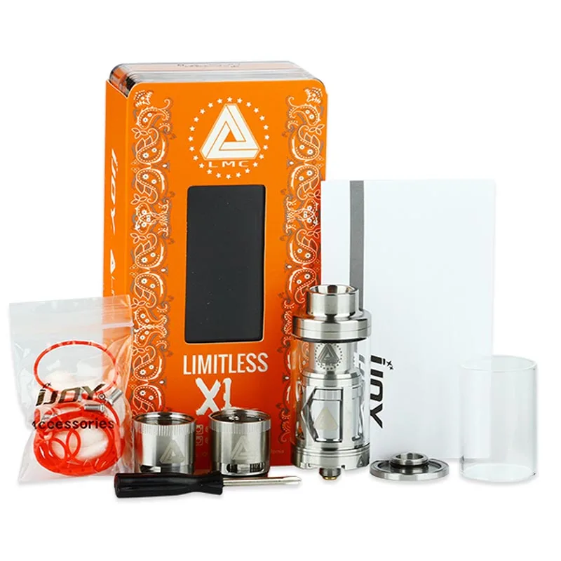 100% Original IJOY LIMITLESS XL Tank 50W-215W 4ml Fan-styled Airflow Rebuildable Elektronik SigaraTank LIMITLESS XL Atomizer 100% Original IJOY LIMITLESS XL Tank 50W-215W 4ml Fan-styled Airflow Rebuildable Elektronik SigaraTank LIMITLESS XL Atomizer