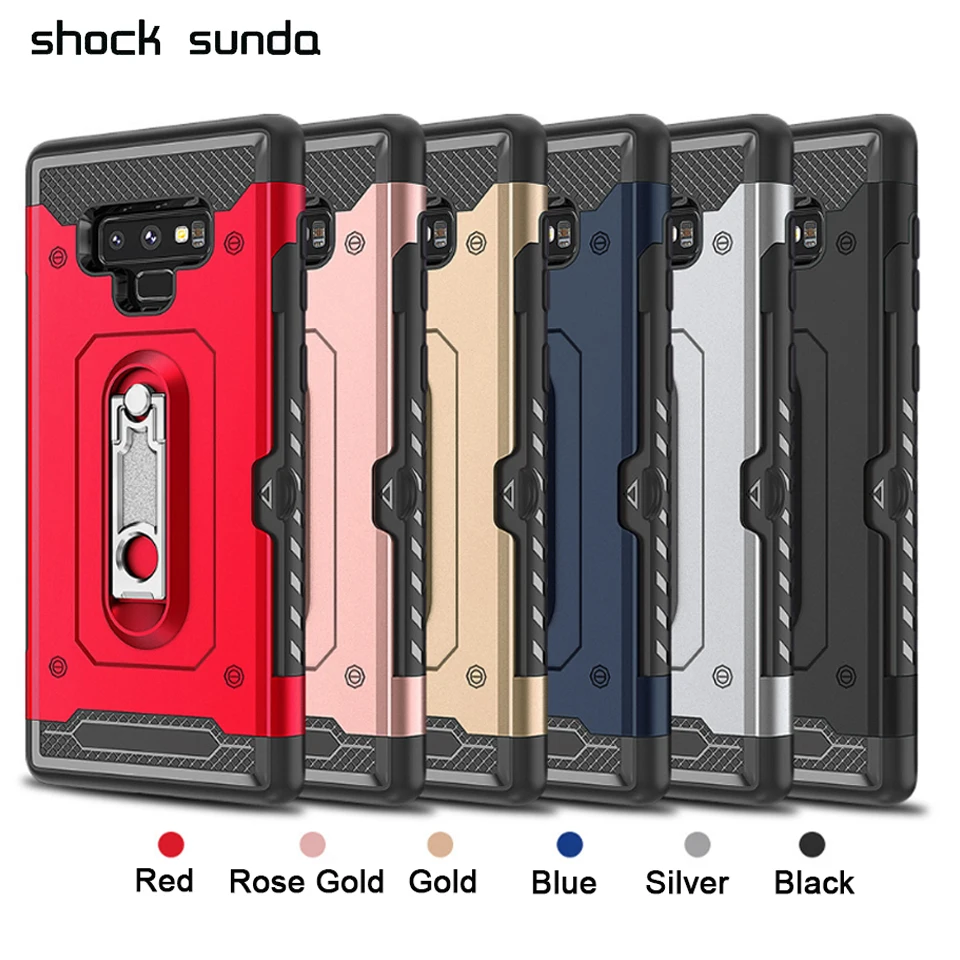 

Heavy Duty Armor Case Cover For Samsung Galaxy Note 9 Case Shockproof Wallet Card Holder Case for Samsung Note 8 Case Cover