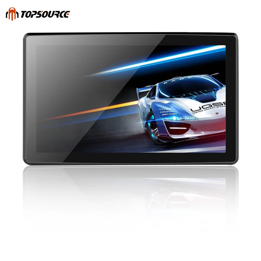 Topsource 9 дюймов ips sceen gps навигатор для грузовика Автомобильный видеорегистратор с