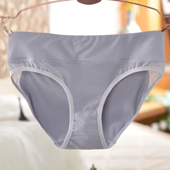 

Fashion woman panties pure cotton gauze sweat absorbing breathable quick-drying briefs
