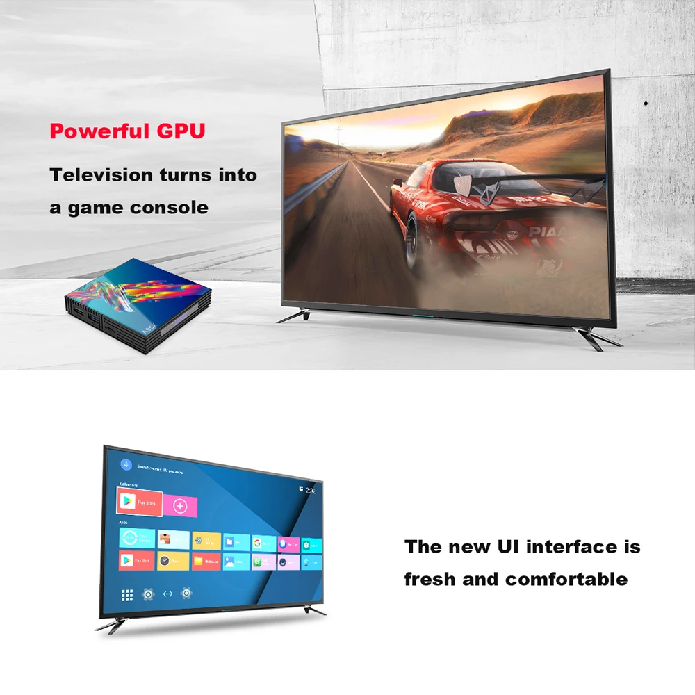 ТВ бокс Android 9 0 A95X 3318 Rockchip RK3318 4 Гб ram 32 64 rom Smart Tv Box 2 4/5 8G WiFi BT4.2 4K HDR VP9 + Box|ТВ-приставки и