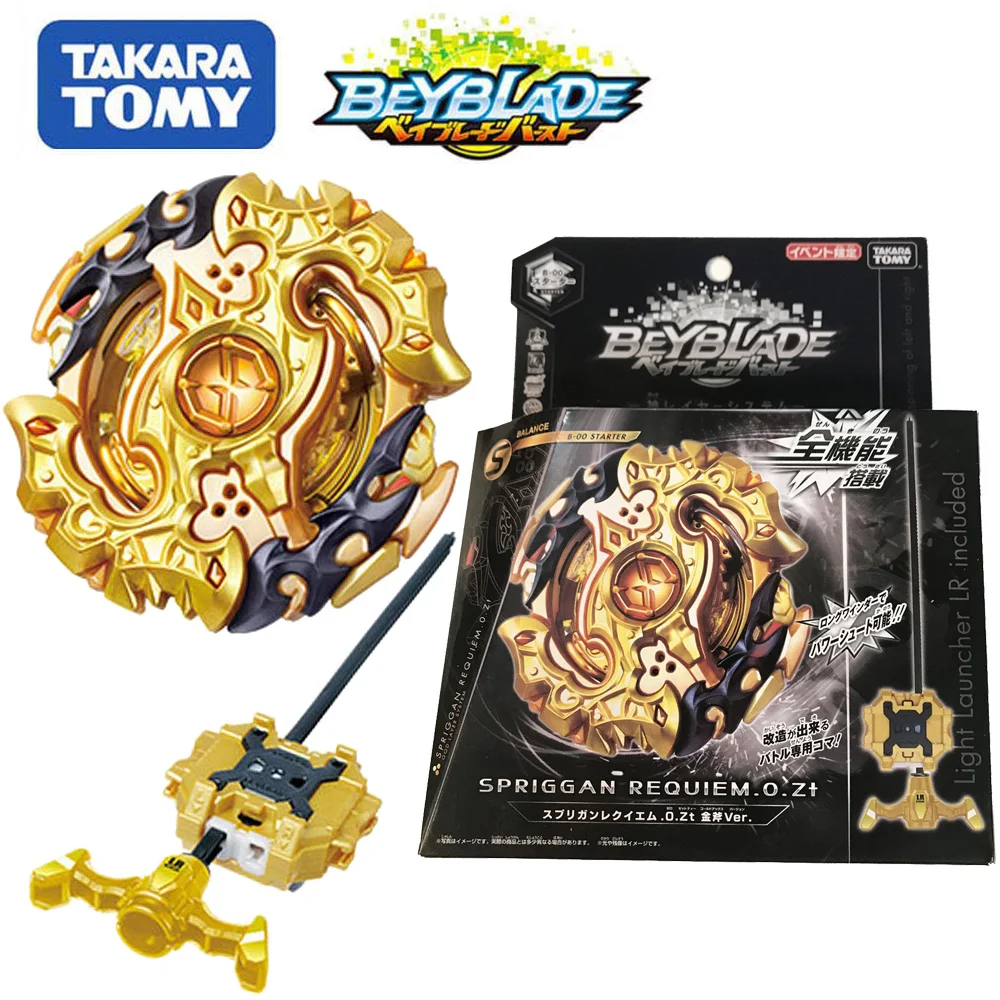 

Takara Tomy Beyblade Burst B-00 Starter Spriggan Requiem 0 Zt Golden Ax Ver. with launcher blade bayblade burst Toys For Gift