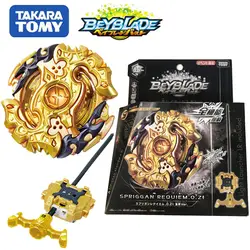 Такара Tomy Beyblade взрыв B-00 стартер Spriggan Requiem 0 Zt Золотой Ax Ver. с launcher лезвие bayblade лопающиеся игрушки для подарка