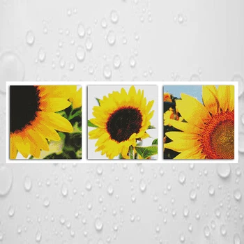 

Joy Sunday cross stitch kits Sunflower basket DMC14CT11CT cotton fabric livingroom bedroom hotel shop painting factory wholesale