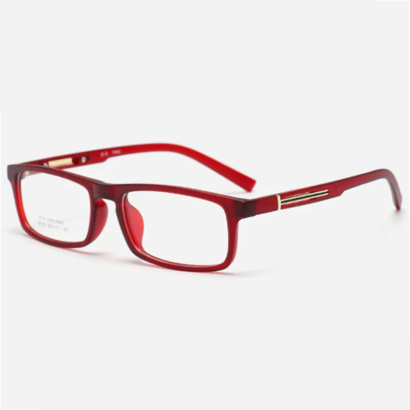 UVLAIK, Ретро стиль, очки для близорукости, оправа для женщин и мужчин,, очки для глаз, женские, оптические очки, по рецепту, прозрачная оправа, унисекс - Цвет оправы: Red