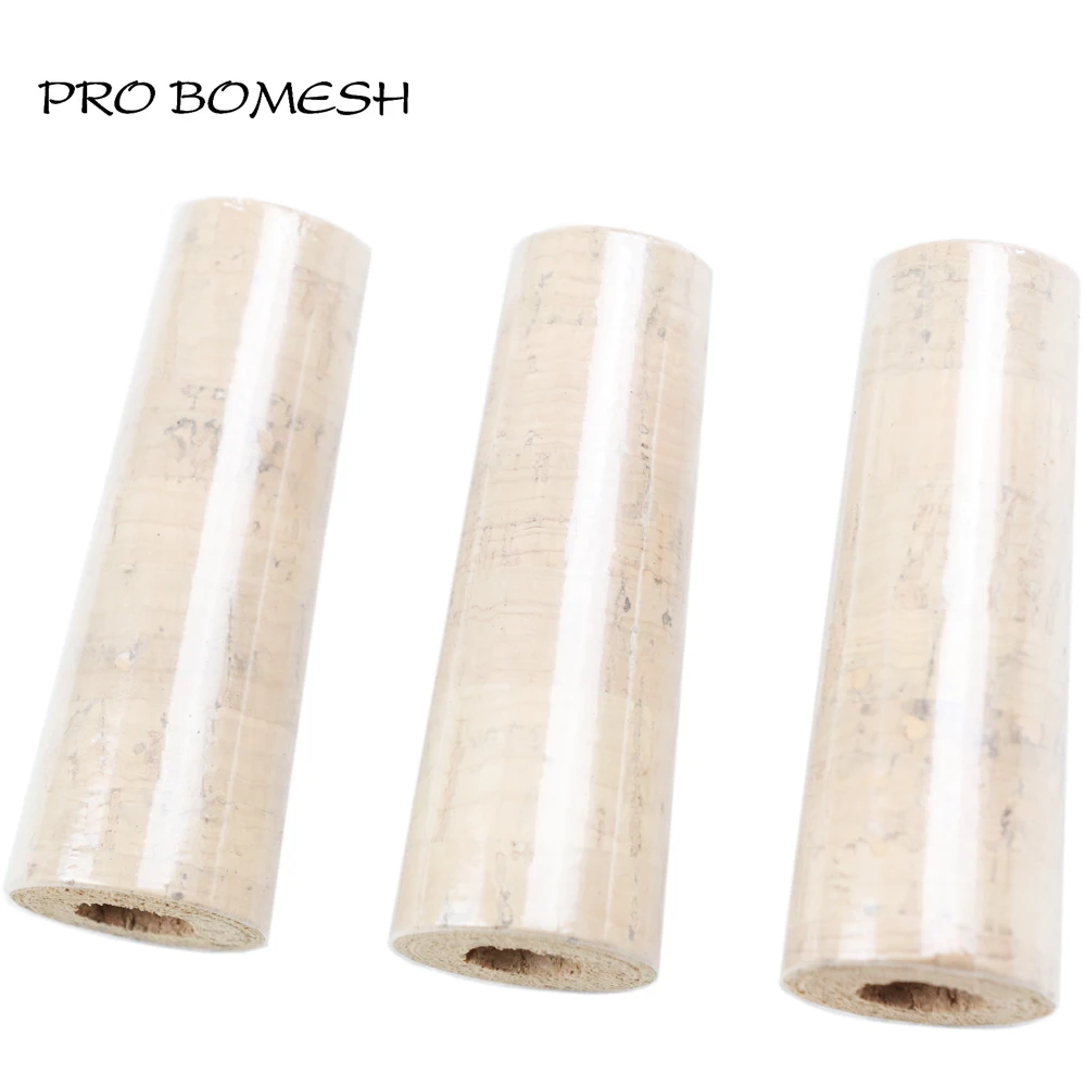 

Pro Bomesh 3pcs/Lot 75mm 4.9g AA Grade Cork Split Grip Fighting Butt DIY Fishing Rod Components Repair Accessory