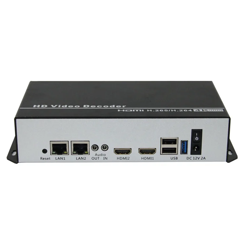 4K60 H.265 H.264 RTSP UDP RTMP низкая лантентность видео декодер HDMI выход Repleace Topbox пк