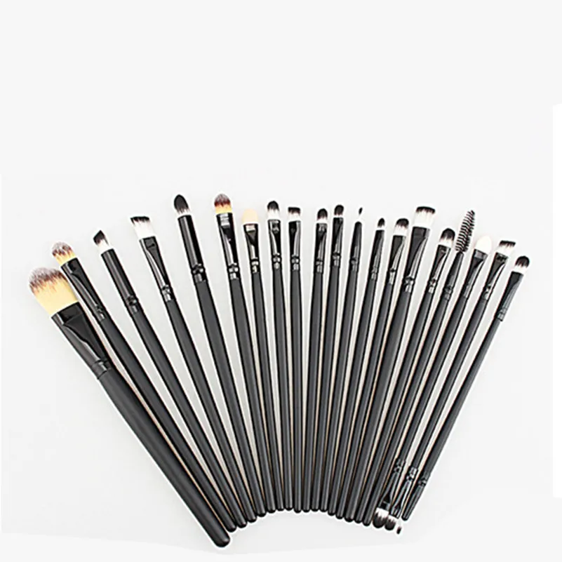 

20pcs/Set Pro Makeup Brushes Set Wool Cosmetic Facial Powder Foundation Eyeshadow Eyeliner Lip Brushes Kits