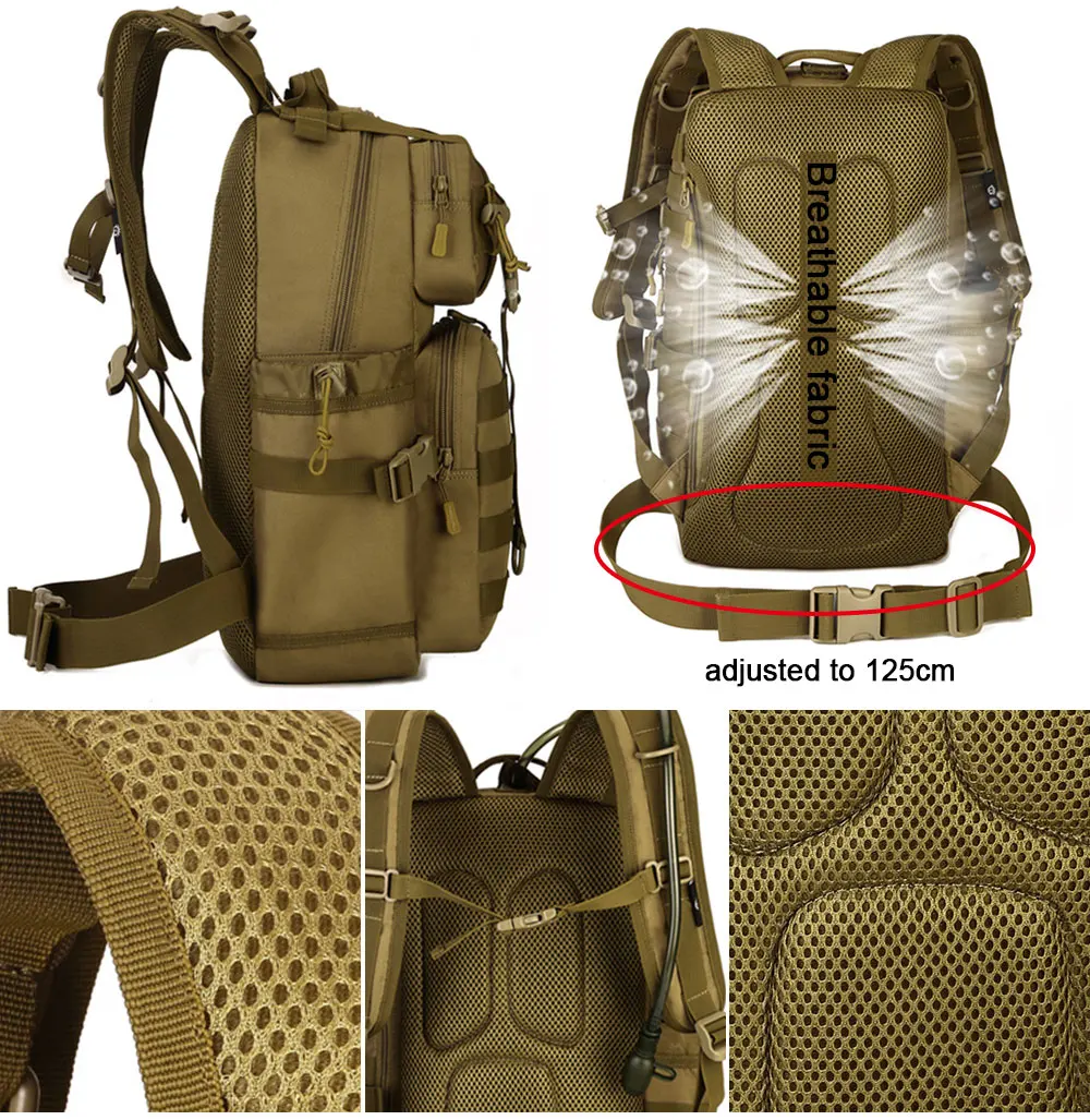 Exército à Prova Esporte ao ar Sinairsoft Tático Mochila Ombro Militar Caça Acampamento Multi-purpose Molle Livre Bagsly0057 900d D900água 11 d900água ombro militar caça acampamento multi-purpose molle