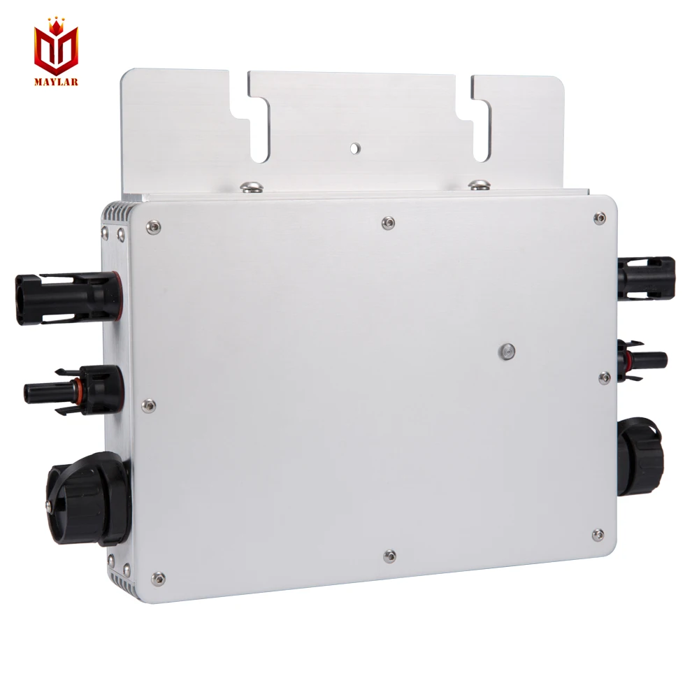 

Maysun600W Solar Grid Tie Micro Inverter With 4 MPPT Function Output Pure Sine Wave ,100V-240Vac For 60cell/72cell Panels