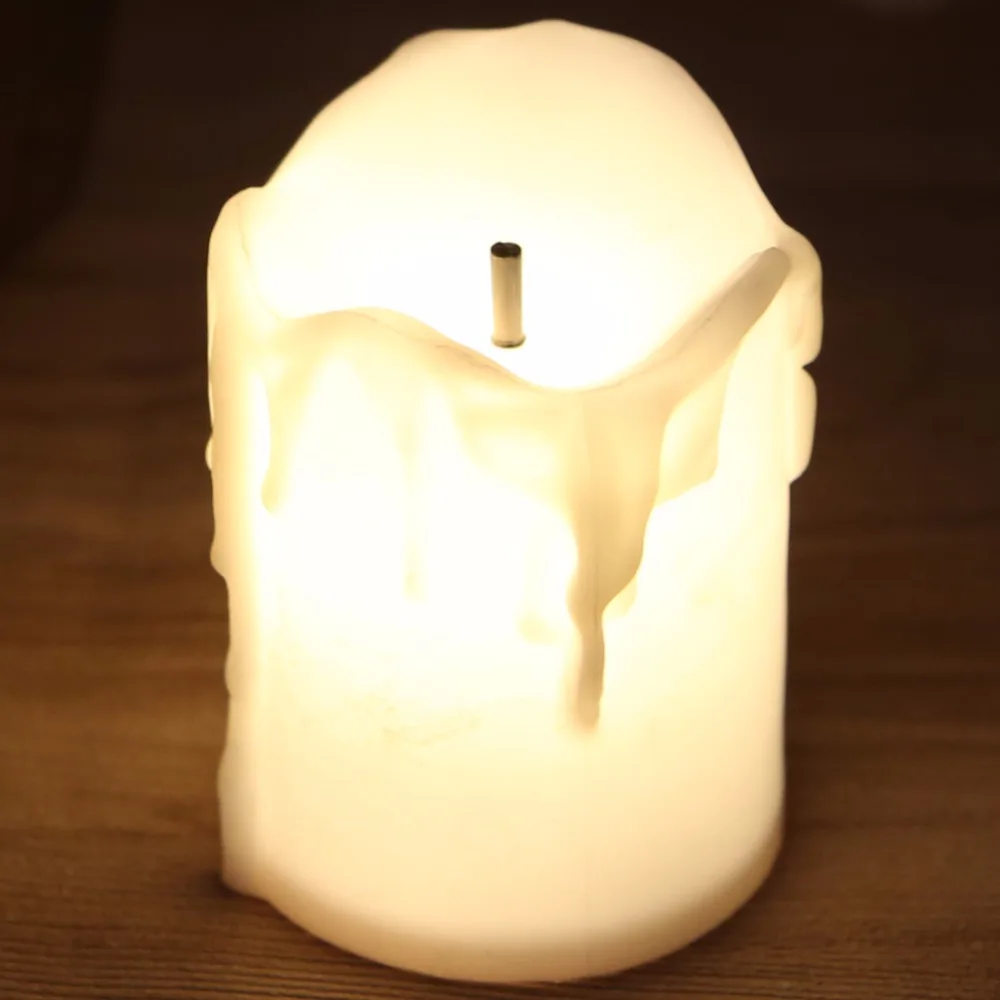 HNGCHOIGE теплый белый пластиковый LED свеча свет беспламенный Tealight фестиваль