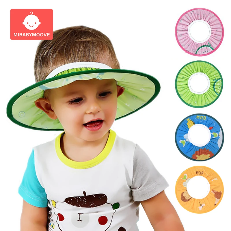 

Safe Baby Shower Caps Shampoo Cap Toddler Kids Wash Hair Shield Direct Visor Hats Children Shampoo Cap For Baby Care