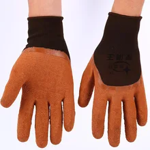 12 пар/лот анти-вырезать перчатки безопасности вырезать устойчивостью перчатки нейлон погружением износостойкие пенясь перчатки- скольжения толстый прочный GST016