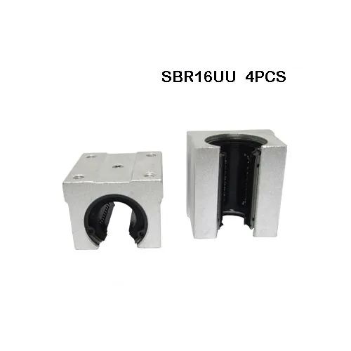 Sbr16 SBR16 SBR16UU 16 мм Линейный шарикоподшипник блок ЧПУ маршрутизатор
