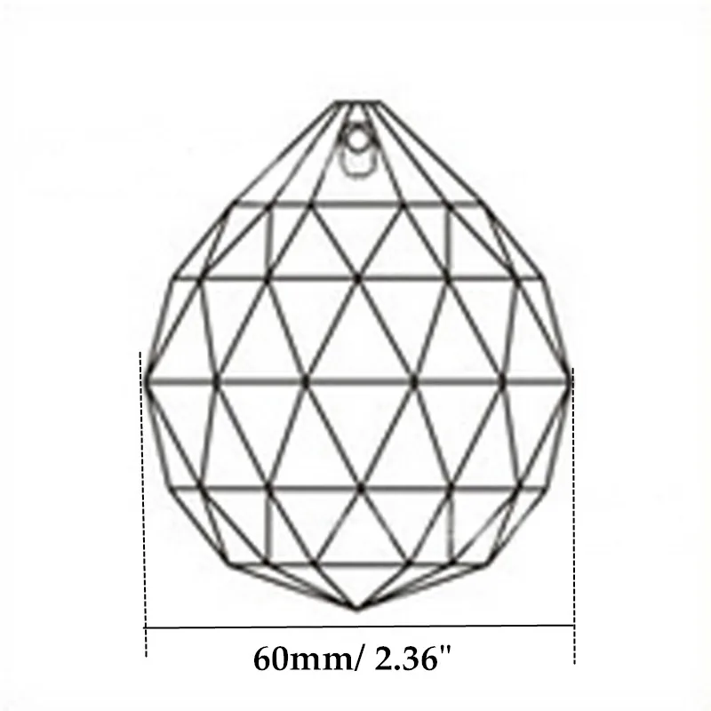 Лампа в форме Ловца солнца 60 мм M02072A|suncatcher crystals|rainbow prismcrystal prisms |
