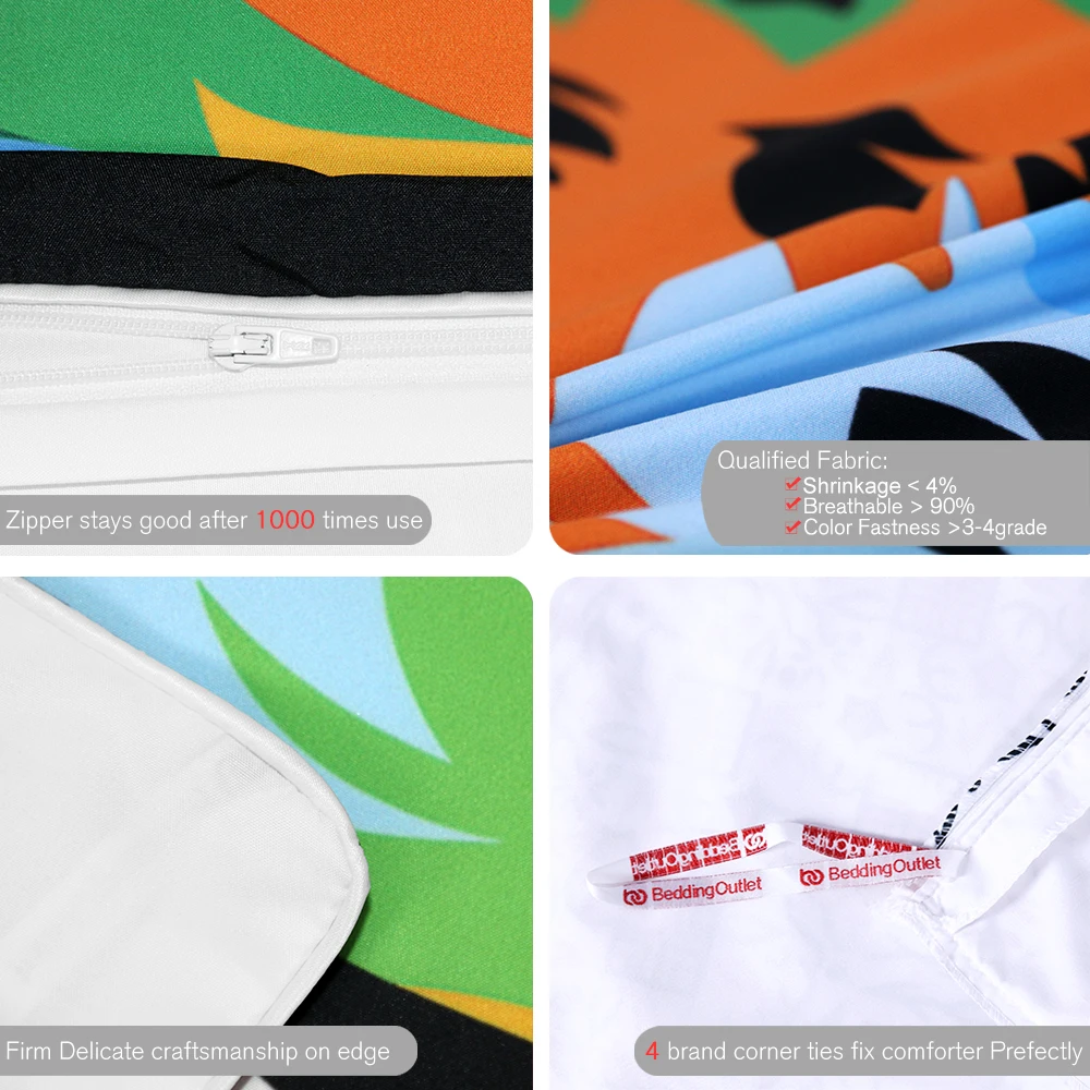 Ceny Szybki i skoncentrowany gepard przez Weer powłoczki Leopard kołdra pokrywa kolorowy dziki dom dla zwierząt tekstylia akwarela pościel 3 sztuk