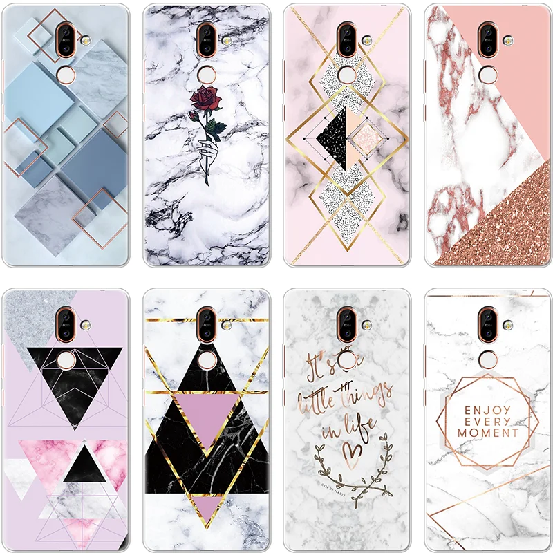 

Silicone Geometric Coque For Nokia 2 3 3.1 5 5.1 6 6.1 7 7.1 8 8.1 Plus Sirocco 2018 3310 Marble Cover For Nokia 3.1 Case Fundas