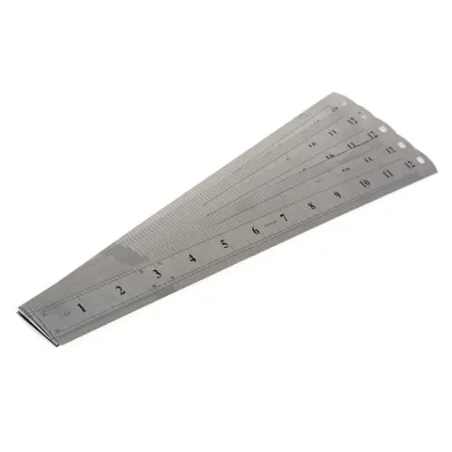 

Wholesale 10pcs of Pack of 5 Double Side Stainless Steel Measuring Straight Ruler Tool (For 12 Inch)