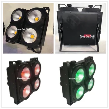 

4lot blinder dmx 4winows LED Audience Stage Wash RGBW 4x100W LED COB Blinder Light DJ Disco dmx beam 4in1 COB 4 eyes