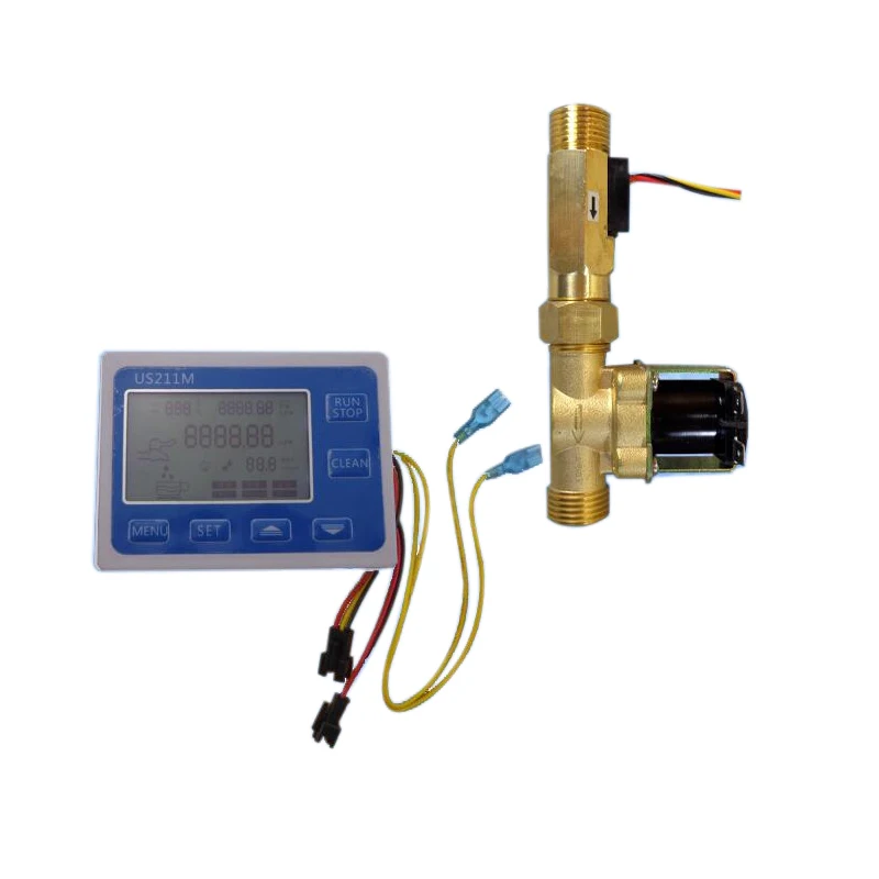 Us211M-C21Tx дозировка машина количественный контроллер воды расходомер Сенсор считыватель штрих-кода с Usc-Hs21Tx 1-30L/мин 24V диспелеем, ЕС