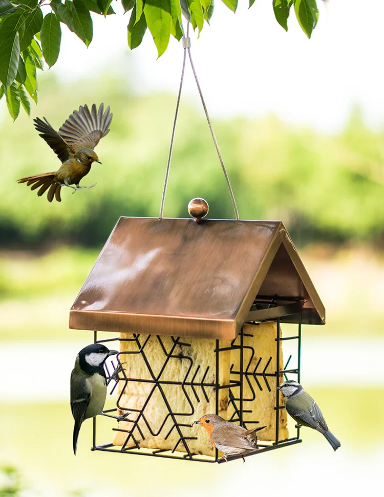European style wild bird feeder Outdoor bird feeders food containerin