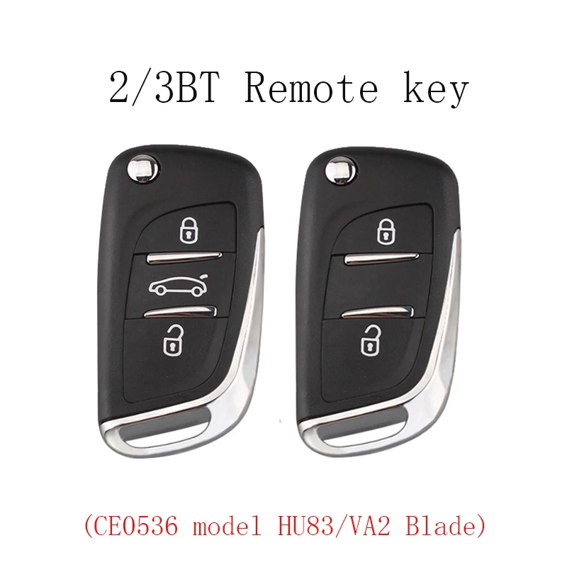 

2/3Button Flip Remote Car Key 433MHZ PCF7961 Chip For PEUGEOT 107 207 307 407 406 for CITROEN C2 C3 C4 PICASSO ASK signal