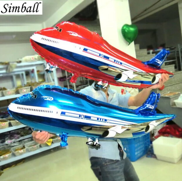 

8242cm Large Plane Foil Balloons Cartoon Birthday Wedding Decoration Globos Party Supplies Inflatable Air Balls For kids Gifts