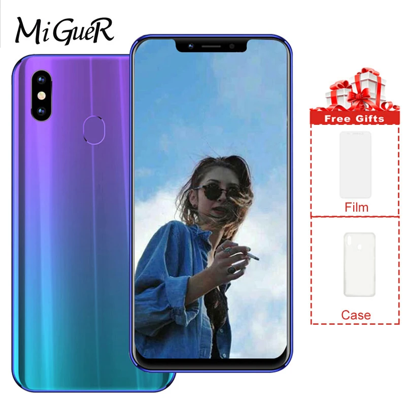 

MEIIGOO S9 6.18"FHD Full Screen Face ID Mobile Phone 5000mAh 4GB RAM 32GB ROM Android 8.1 Octa Core MTK6750T 4G LTE Smartphone