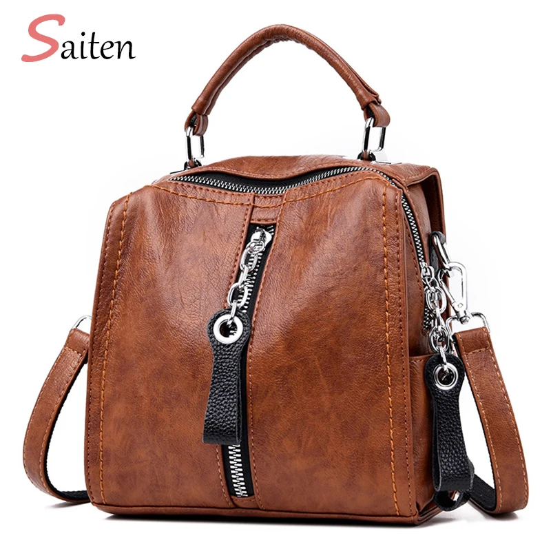  Multifunctional Women's Backpack Female Back pack Small Mochila Feminina School Backpacks For Teena - 32970340524