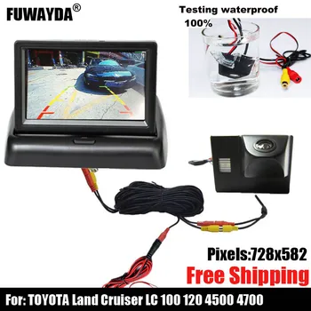 

free shipping SONY CCD Chip Car Rear View Mirror Image With Guide Line CAMERA for TOYOTA Land Cruiser LC 100 120 4500 4700