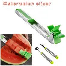Нож для арбуза из нержавеющей стали круглая лопатка для дыни совок набор для резки фруктов Cantaloupe Scooper инструмент для фруктового обслуживания