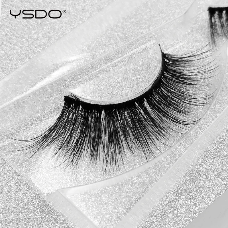 

YSDO 1 pair eyelashes hand made makeup false lashes 3d soft faux mink lashes strip eyelashes natural eyelashes 3d mink lashes