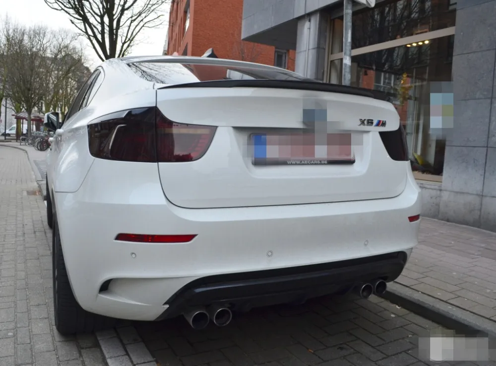 Задний автомобильный спойлер для X6 E71 P 1 2009- Высококачественный задний спойлер из углеродного волокна