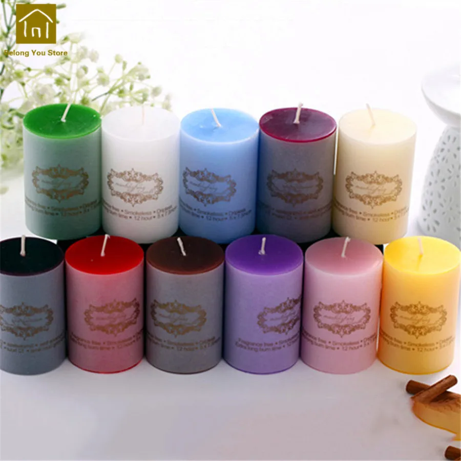 

Candlestick Candle Holders Wedding Decoration Candlestick Blugie Parfum Home Decor Decoration Aroma Candles Decorative JKK181