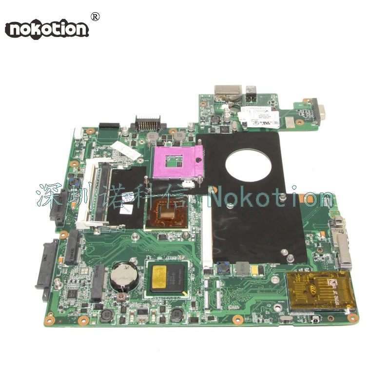 

NOKOTION 08G2005MS20I laptop motherboard For board M50S 965PM DDR2 With graphics slot Mainboard Free cpu WORKS