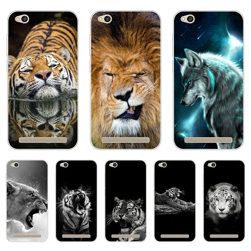 

xiaomi redmi 5a Case,Silicon tigon beast Painting Soft TPU Back Cover for xiaomi redmi 5a Protect Phone cases shell